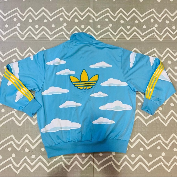 Adidas vintage retro Simpsons limited edition floral Hawaiian track jacket - Picture 7 of 7